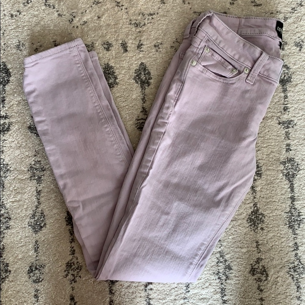Lavender skinny jean